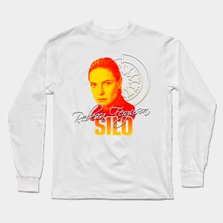 Silo emblem, Tv Series Rebecca Ferguson as Juliette Nichols fan works garphic design bay ironpalette Long Sleeve T-Shirt